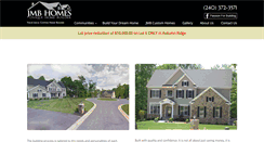 Desktop Screenshot of jmbhomes.com